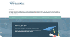 Desktop Screenshot of digitallearningnow.com