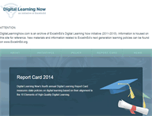Tablet Screenshot of digitallearningnow.com